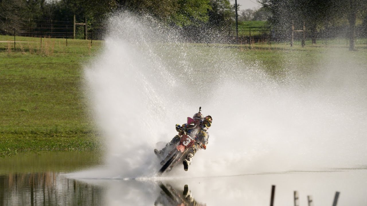 Backflips and Pond Skimming for Pastrana’s Return to Motocross