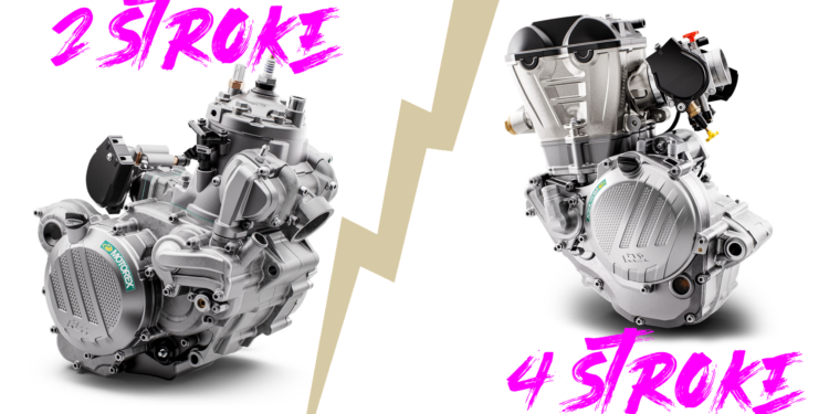 Two Strokes vs. Four Strokes: A Comparison of Dirt Bike Engines