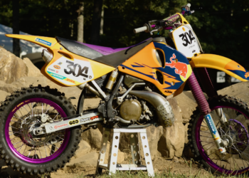 Manuel Lettenbichler Takes on Carson Brown with a 1996 KTM 300MXC!