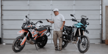 Kove 800X Rally vs KTM 890 Adventure R – Real-World Weight Comparison!